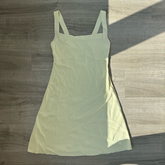 Zara Light Yellow Sleeveless Dress - Picture 1 of 5